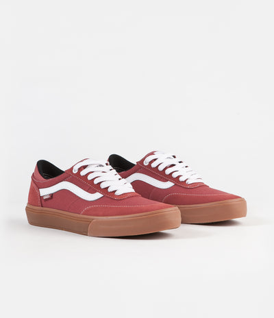 Vans Gilbert Crockett 2 Pro Shoes - (Gum) Mineral Red / True White