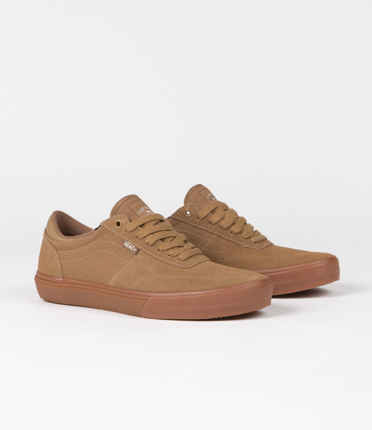 Vans chima pro ii cub brown & dark gum skate shoes Clearance