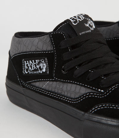 Vans Half Cab Pro '92 Shoes - (Croc) Black / Pewter