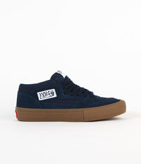 Vans Half Cab Pro Shoes - Navy / Gum