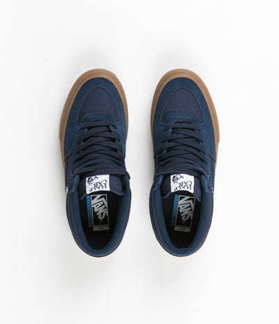 Vans Half Cab Pro Shoes - Navy / Gum
