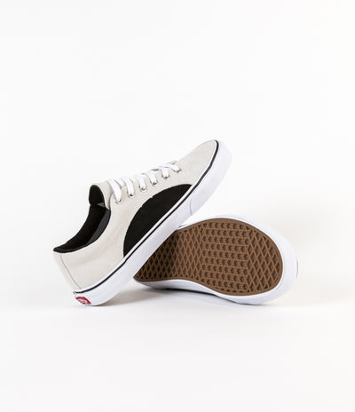 Vans Lampin 2-Tone Suede Shoes - True White / Black
