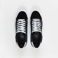 Vans Mid Skool Pro Shoes - (Street Machine) Black / Dress Blues / True White thumbnail