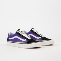 Vans Old Skool 36 DX Anaheim Factory Shoes - Black / OG Bright Purple thumbnail
