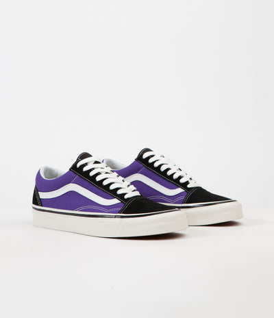 Vans Old Skool 36 DX Anaheim Factory Shoes - Black / OG Bright Purple