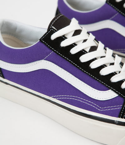 Vans Old Skool 36 DX Anaheim Factory Shoes - Black / OG Bright Purple