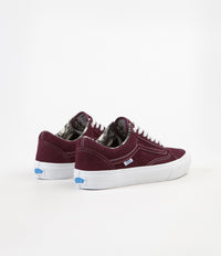 Vans Old Skool Pro Ray Barbee Shoes OG Burgundy Flatspot