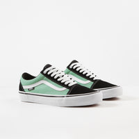 Vans Old Skool Pro Shoes - Black / Jade thumbnail