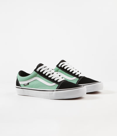 Vans Old Skool Pro Shoes - Black / Jade