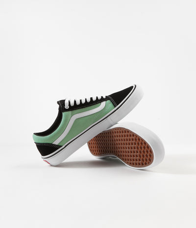 Vans Old Skool Pro Shoes - Black / Jade