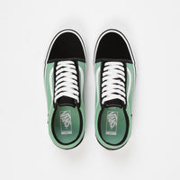 Vans Old Skool Pro Shoes - Black / Jade thumbnail