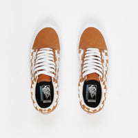 Vans Old Skool Pro Shoes - (Checkerboard) Golden Oak thumbnail