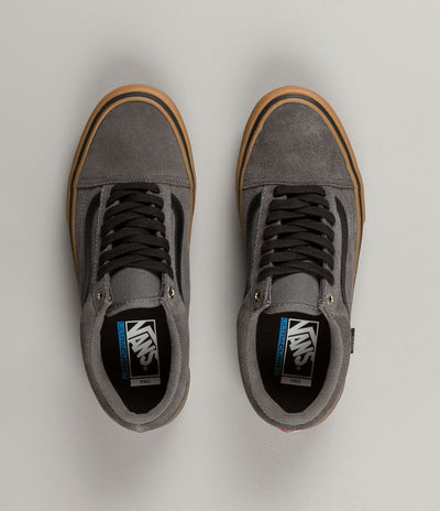 Vans Old Skool Pro Shoes - Grey / Black / Gum