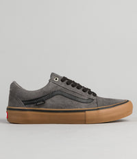 Vans Old Skool Pro Shoes - Grey / Black / Gum