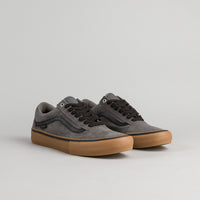 Vans Old Skool Pro Shoes - Grey / Black / Gum thumbnail