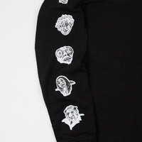 Vans Rowan Zorilla Faces Long Sleeve T-Shirt - Black thumbnail