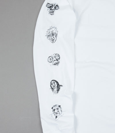 Vans Rowan Zorilla Faces Long Sleeve T-Shirt - White