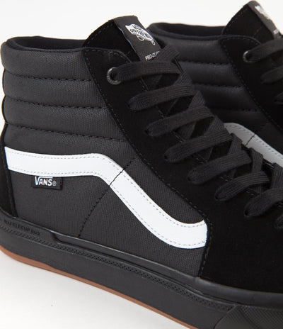 Vans Sk8-Hi Pro BMX Shoes - Black / White