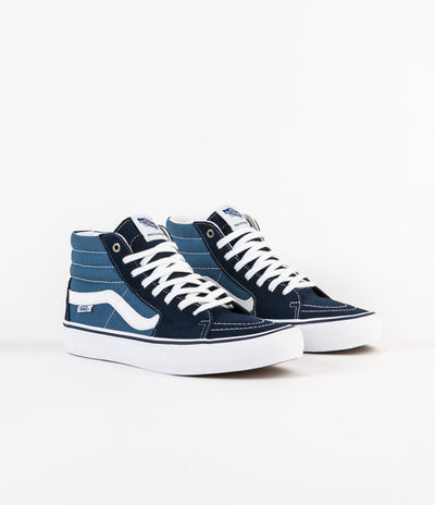 Vans Sk8-Hi Pro Shoes - Navy / Stv Navy