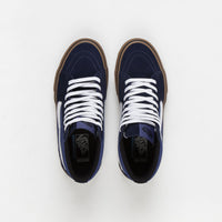 Vans Sk8-Hi Pro Shoes - (Rainy Day) Navy / Gum thumbnail