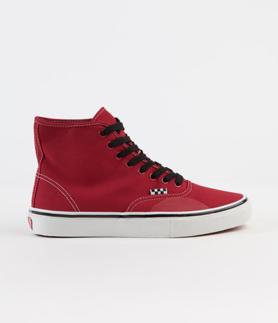 Vans Skate Authentic High LTD Shoes - (Andrew Allen) Red / Hockey