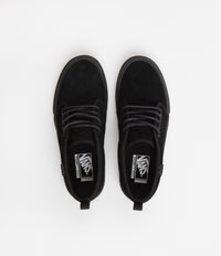 Vans Skate Chukka VCU Shoes - Mono Black | Flatspot