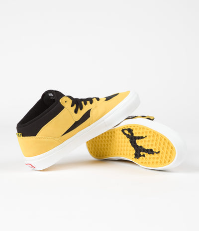 Vans Skate Half Cab Shoes - (Bruce Lee) Black / Yellow