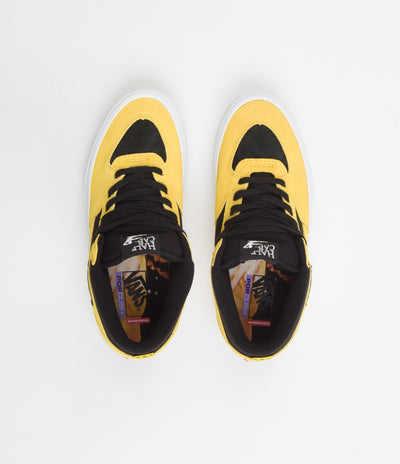 Vans Skate Half Cab Shoes - (Bruce Lee) Black / Yellow