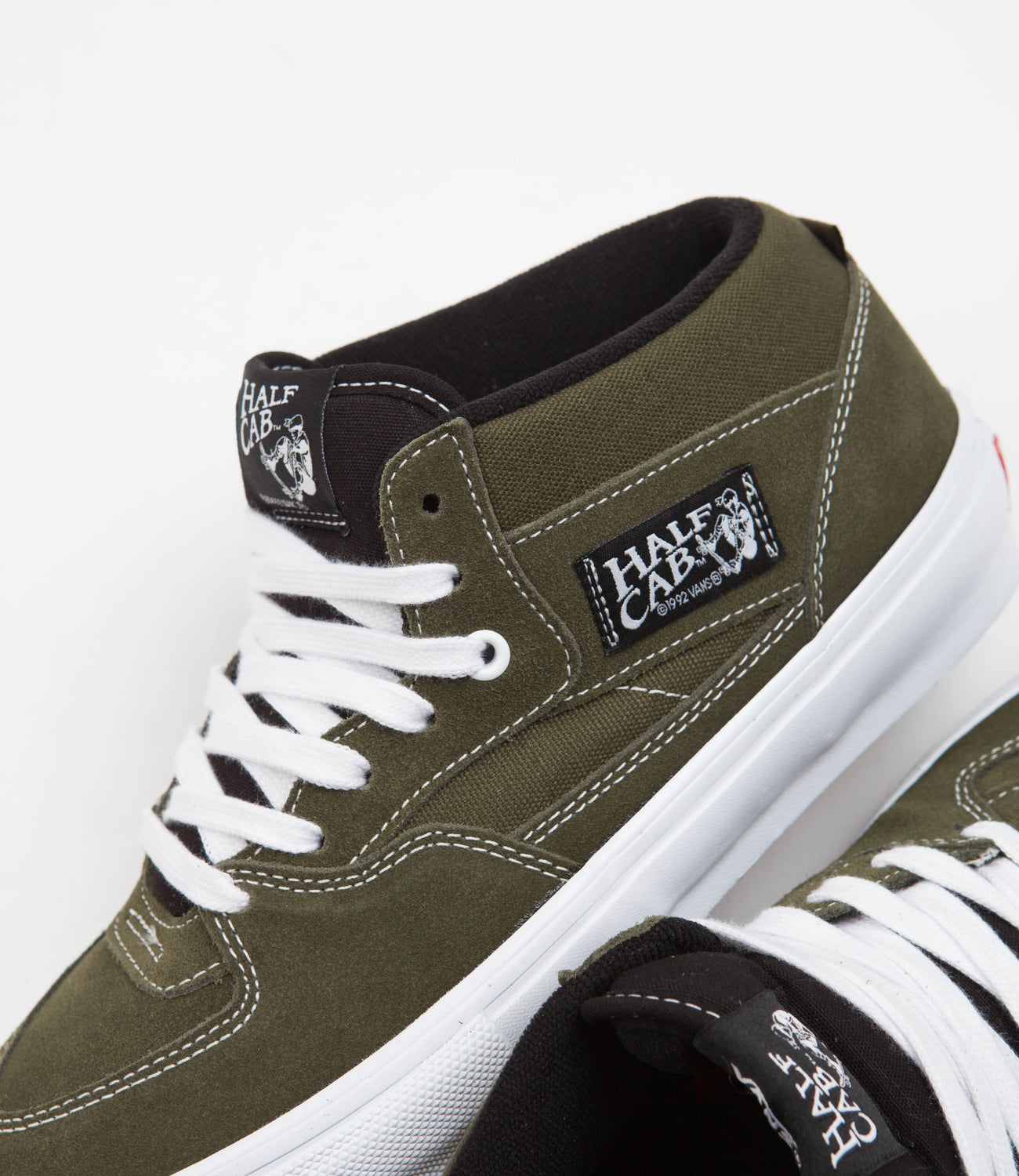 Vans half cab black green hotsell