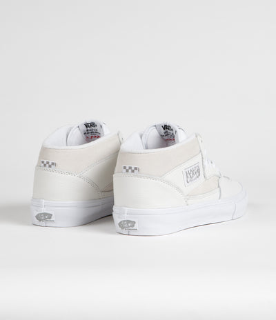 Vans Skate Half Cab Shoes - Daz White / White