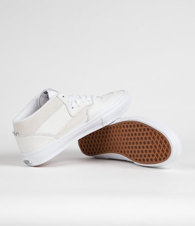 Vans Skate Half Cab Shoes - Daz White / White