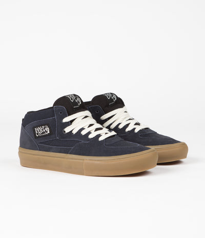 Vans Skate Half Cab Shoes - Navy / Gum