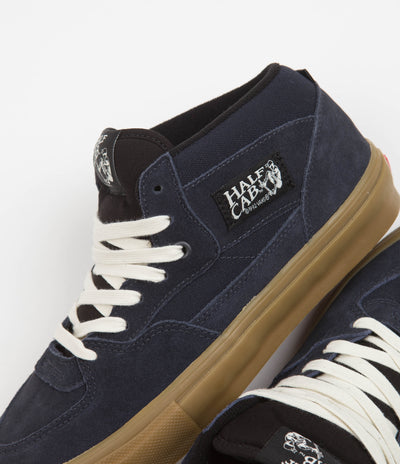 Vans Skate Half Cab Shoes - Navy / Gum