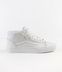 Vans Skate Mid Skool Shoes - (Pearl Leather) White