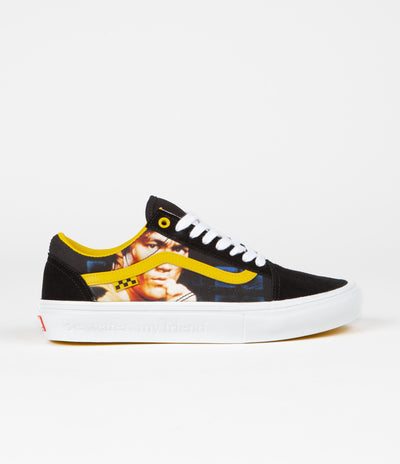 Vans Skate Old Skool Shoes - (Bruce Lee) Black / Yellow