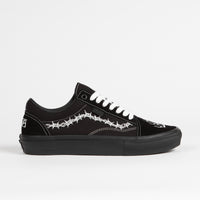 Vans Skate Old Skool Shoes - (Elijah Berle) Black / Black / White thumbnail