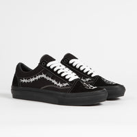 Vans Skate Old Skool Shoes - (Elijah Berle) Black / Black / White thumbnail