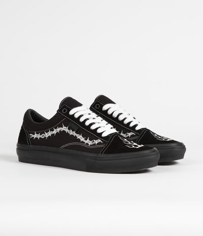 Vans Skate Old Skool Shoes - (Elijah Berle) Black / Black / White