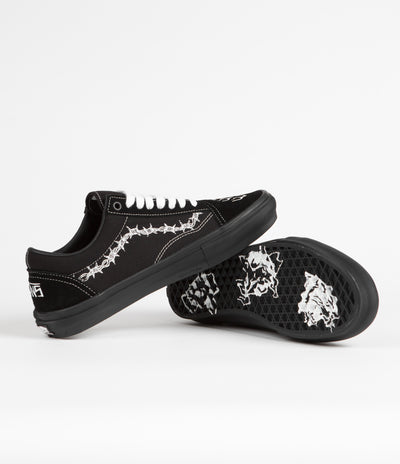 Vans Skate Old Skool Shoes - (Elijah Berle) Black / Black / White