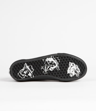 Vans Skate Old Skool Shoes - (Elijah Berle) Black / Black / White