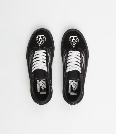 Vans Skate Old Skool Shoes - (Elijah Berle) Black / Black / White