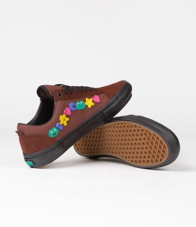 Vans Skate Old Skool Shoes - (Frog) Brown / Black