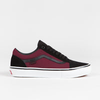 Vans Skate Old Skool Shoes in Port and Black thumbnail