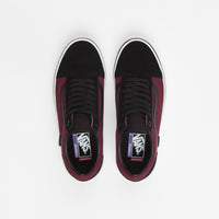 Vans Skate Old Skool Shoes in Port and Black thumbnail