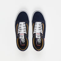 Vans Skate Old Skool Shoes - (Reynolds) Navy / Golden Brown thumbnail