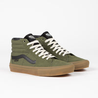 Vans Skate SK8-Hi Shoes - Green / Gum thumbnail