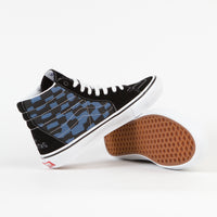 Vans Skate SK8-Hi Shoes - (Krooked By Natas For Ray) Blue thumbnail