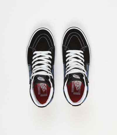 Vans Skate SK8-Hi Shoes - (Krooked By Natas For Ray) Blue