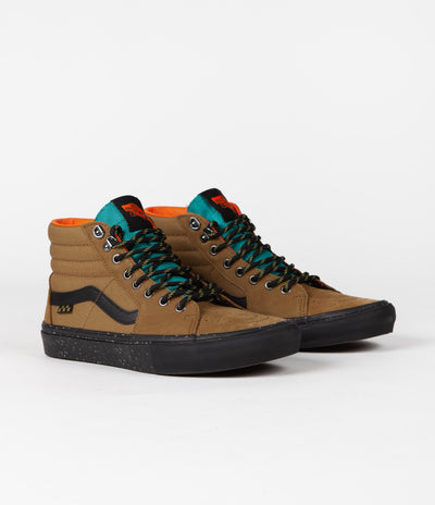 Vans Skate SK8-Hi Shoes - Outdoor Brown / Black
