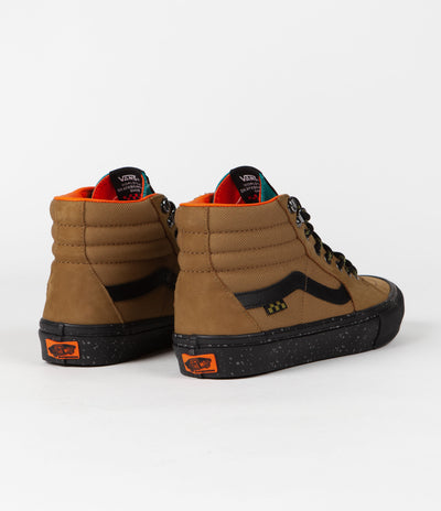 Vans Skate SK8-Hi Shoes - Outdoor Brown / Black